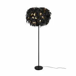 Lampes Dorées-Luminaires Reality Lampadaire Reality Leavy Noir, 3 lumières