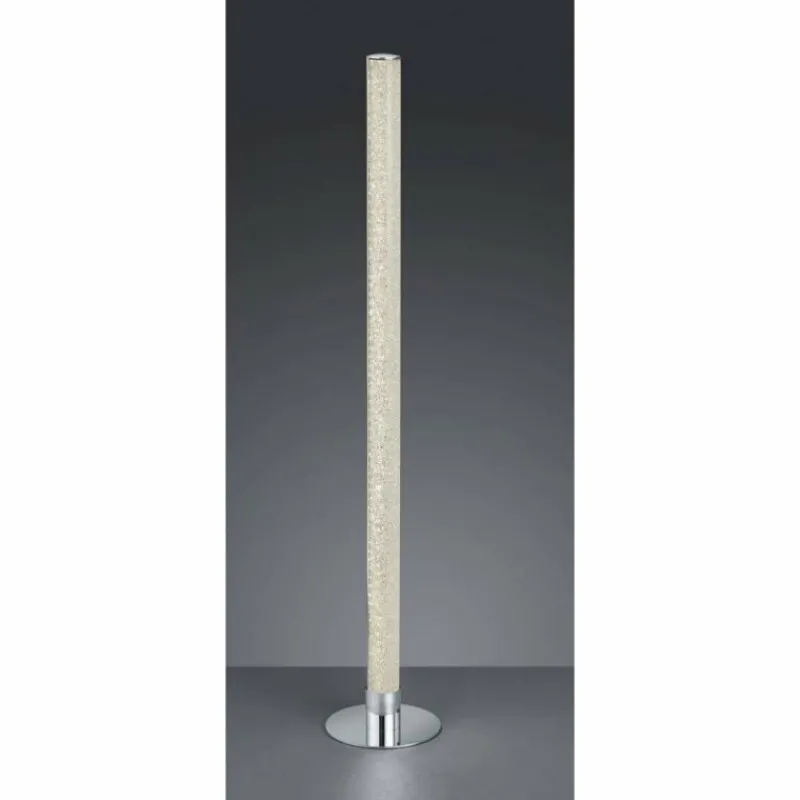 Luminaires Reality Lampadaire Reality LEIA LED Chrome, 1 lumière, Télécommandes, Changeur de couleurs* Éclairage Led