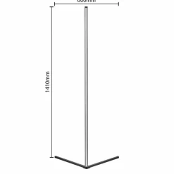 Luminaires Reality Lampadaire Reality LEVEL LED Noir, 1 lumière, Télécommandes, Changeur de couleurs* Éclairage Led