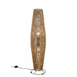 Luminaires Reality Lampadaire Reality MIKI Brun, 2 lumières* Lampadaires Et Lampes Sur Pied