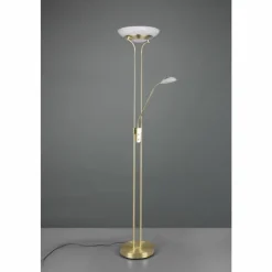 Luminaires Reality Lampadaire Reality Orson LED Laiton, 2 lumières* Lampadaires Et Lampes Sur Pied