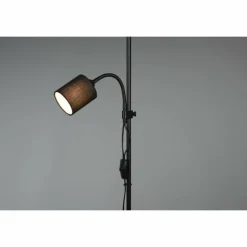 Lampes En Tissu-Luminaires Reality Lampadaire Reality Owen Noir, 2 lumières