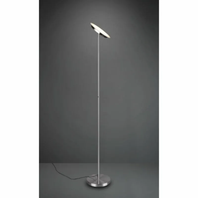 Luminaires Reality Lampadaire Reality Ponda LED Nickel mat, 1 lumière* Éclairage Led