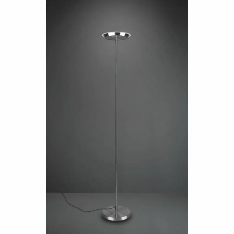 Luminaires Reality Lampadaire Reality Ponda LED Nickel mat, 1 lumière* Éclairage Led