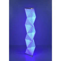 Luminaires Reality Lampadaire Reality Suma LED Chrome, 1 lumière, Télécommandes, Changeur de couleurs* Lampadaires Et Lampes Sur Pied