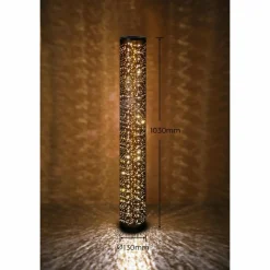 Lampes En Tissu-Luminaires Reality Lampadaire Reality Taco LED Noir, 1 lumière