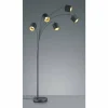 Luminaires Reality Lampadaire Reality TOMMY Noir, 5 lumières* Lampadaires Et Lampes Sur Pied