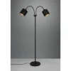 Lampes En Tissu-Luminaires Reality Lampadaire Reality Tommy Noir, 2 lumières