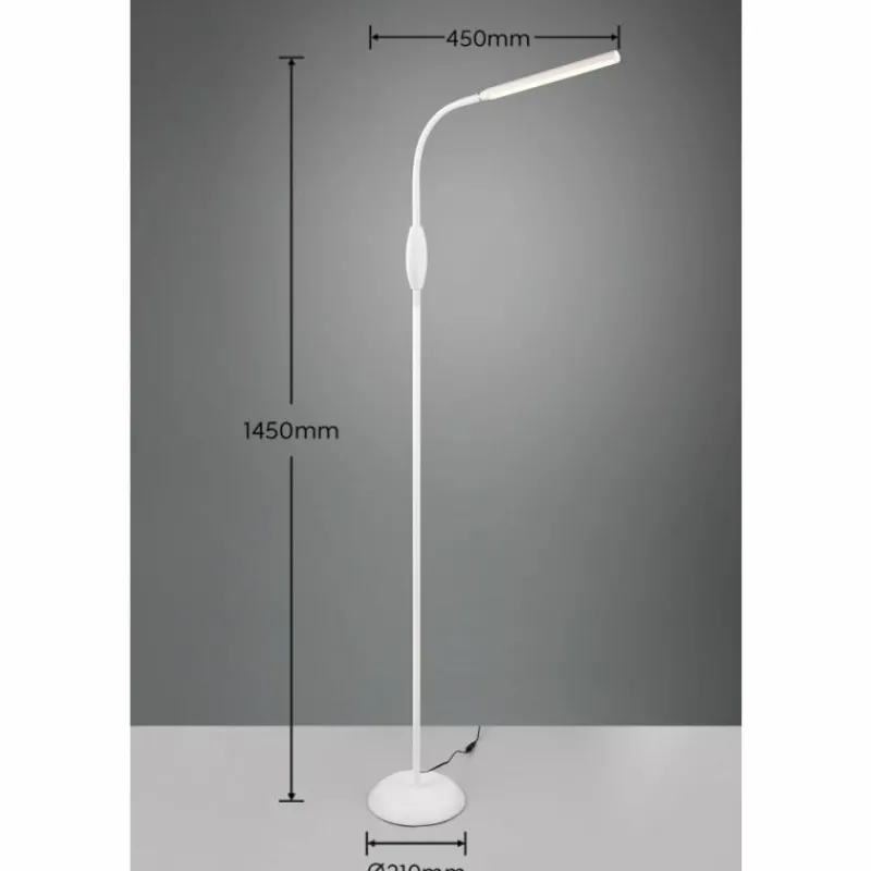Luminaires Reality Lampadaire Reality TORO LED Blanc, 1 lumière* Éclairage Led
