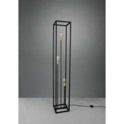 Luminaires Reality Lampadaire Reality Vito Noir, 3 lumières* Lampadaires Et Lampes Sur Pied