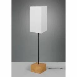 Lampes En Tissu-Luminaires Reality Lampadaire Reality Woody Écru, 1 lumière