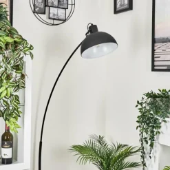 Lampes Industrielles-hofstein Lampadaire Recife Noir, 1 lumière