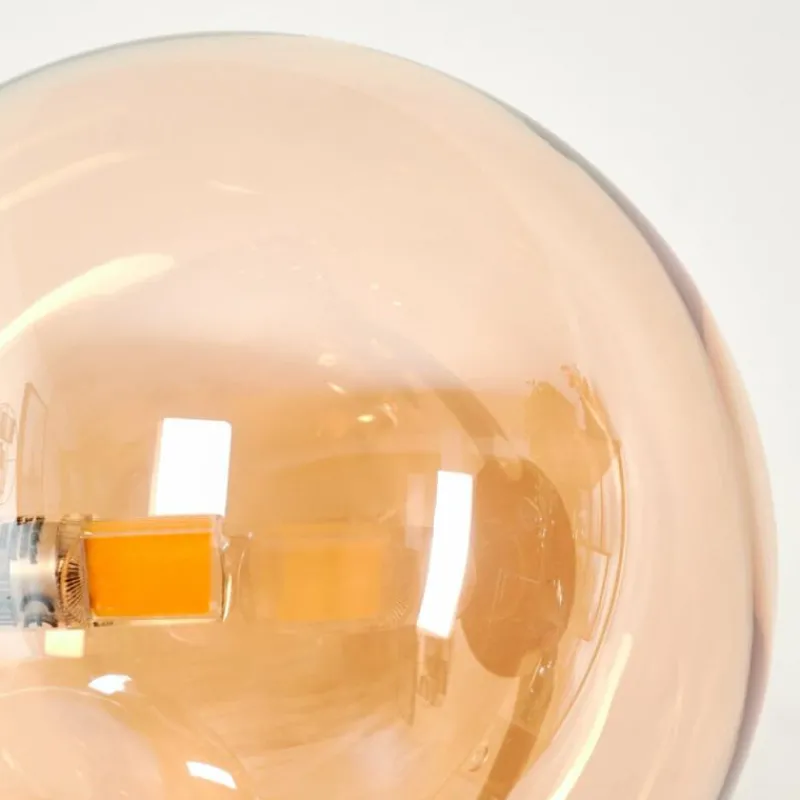 hofstein Lampadaire Remaisnil Ambre, 6 lumières