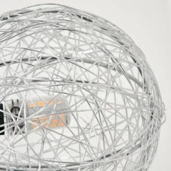 Lampes À Boules-hofstein Lampadaire Remaisnil Argenté, 5 lumières