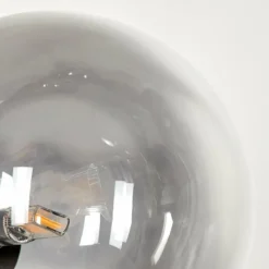 hofstein Lampadaire Remaisnil Clair, Fumé, 5 lumières