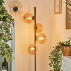 hofstein Lampadaire Remaisnil Laiton, 4 lumières