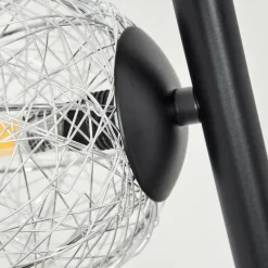 hofstein Lampadaire Remaisnil Noir, 3 lumières* Lampadaires Et Lampes Sur Pied