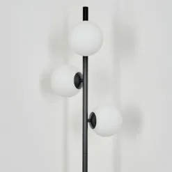 hofstein Lampadaire Remaisnil Noir, 3 lumières