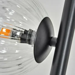 hofstein Lampadaire Remaisnil Noir, 3 lumières