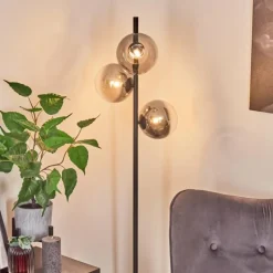 hofstein Lampadaire Remaisnil Noir, 3 lumières