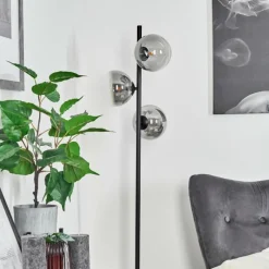 hofstein Lampadaire Remaisnil Noir, 3 lumières