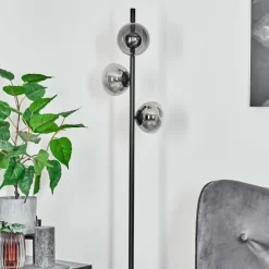 hofstein Lampadaire Remaisnil Noir, 3 lumières