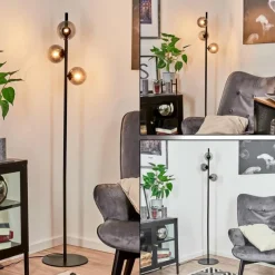 hofstein Lampadaire Remaisnil Noir, 3 lumières