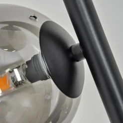 hofstein Lampadaire Remaisnil Noir, 3 lumières