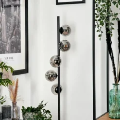 hofstein Lampadaire Remaisnil Noir, 5 lumières