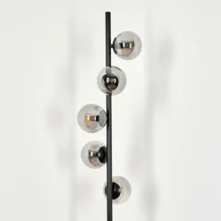 hofstein Lampadaire Remaisnil Noir, 5 lumières