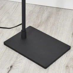 hofstein Lampadaire Reuland LED Noir, 1 lumière