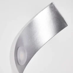 hofstein Lampadaire Rezat LED Argenté, Blanc, 1 lumière