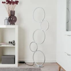 hofstein Lampadaire Rodekro LED Argenté, 1 lumière