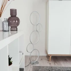 hofstein Lampadaire Rodekro LED Argenté, 1 lumière