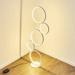hofstein Lampadaire Rodekro LED Blanc, 1 lumière