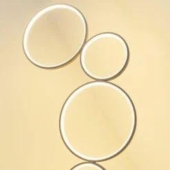 hofstein Lampadaire Rodekro LED Blanc, 1 lumière