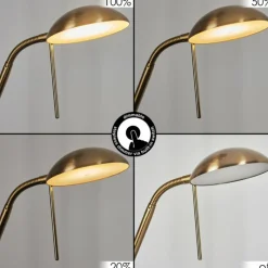 hofstein Lampadaire Rom LED Laiton, 2 lumières