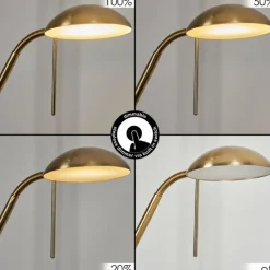 hofstein Lampadaire Rom LED Vieux laiton, 2 lumières