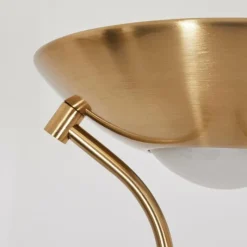 hofstein Lampadaire Rom LED Vieux laiton, 2 lumières