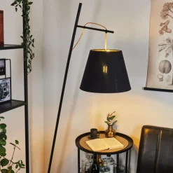 hofstein Lampadaire Saillon Noir, 1 lumière