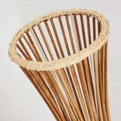 Lampes En Tissu-hofstein Lampadaire Saranda Brun, 1 lumière