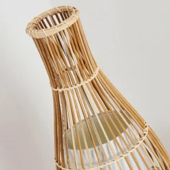 Lampes En Tissu-hofstein Lampadaire Saranda Brun, 1 lumière