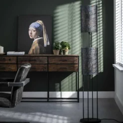 hofstein Lampadaire Sarzedas, 2 lumières* Lampadaires Et Lampes Sur Pied