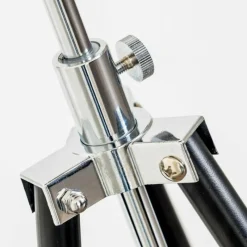 Lampes Dorées-hofstein Lampadaire Saturn Chrome, Noir, 1 lumière