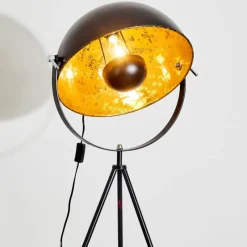 Lampes Dorées-hofstein Lampadaire Saturn Noir, 1 lumière