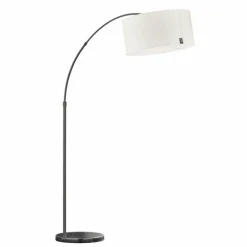Lampes En Tissu-SCHÖNER WOHNEN-Kollektion Lampadaire Bowe Noir, 3 lumières