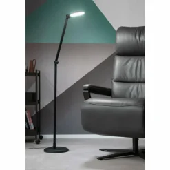 SCHÖNER WOHNEN-Kollektion Lampadaire Office LED Noir, 1 lumière* Lampadaires Et Lampes Sur Pied
