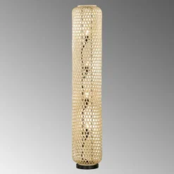 Style Boho-Chic-SCHÖNER WOHNEN-Kollektion Lampadaire SCHÖNER-WOHNEN-Kollektion Calla Noir, 4 lumières