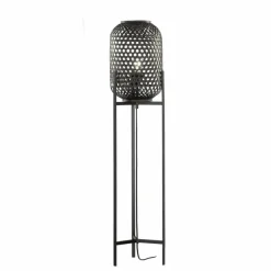 Style Boho-Chic-SCHÖNER WOHNEN-Kollektion Lampadaire SCHÖNER-WOHNEN-Kollektion Calla Noir, 1 lumière