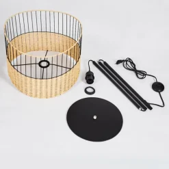 Luminaires Scandinaves-hofstein Lampadaire Shalo Noir, 1 lumière